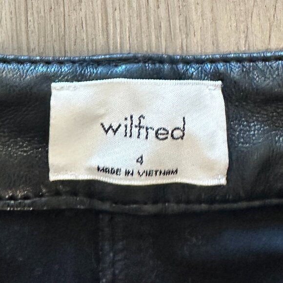 Wilfred Melina Black Leather Pants - Picture 5 of 6